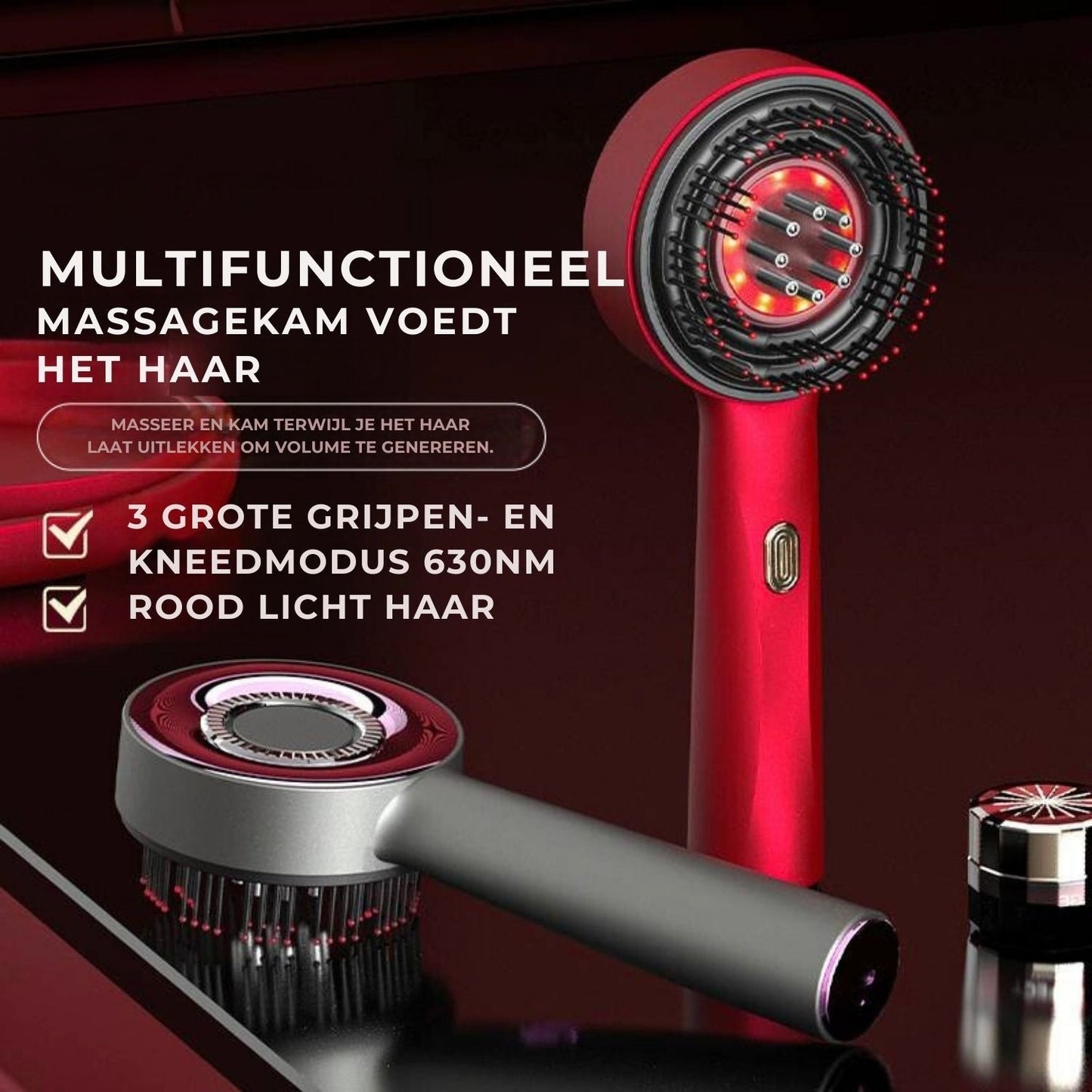 HairLuxe™ Laser Scalp Therapy Brush